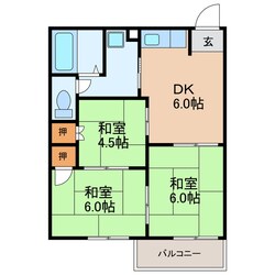 フォーブル吉岡の物件間取画像